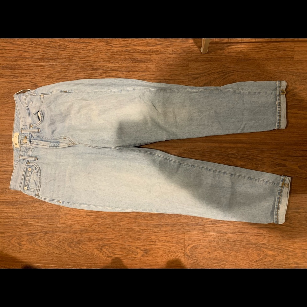 Madewell Curvy Perfect Vintage Jean, light wash, size 27.